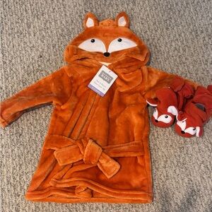 Hudson Baby Orange Robe Cover-Up